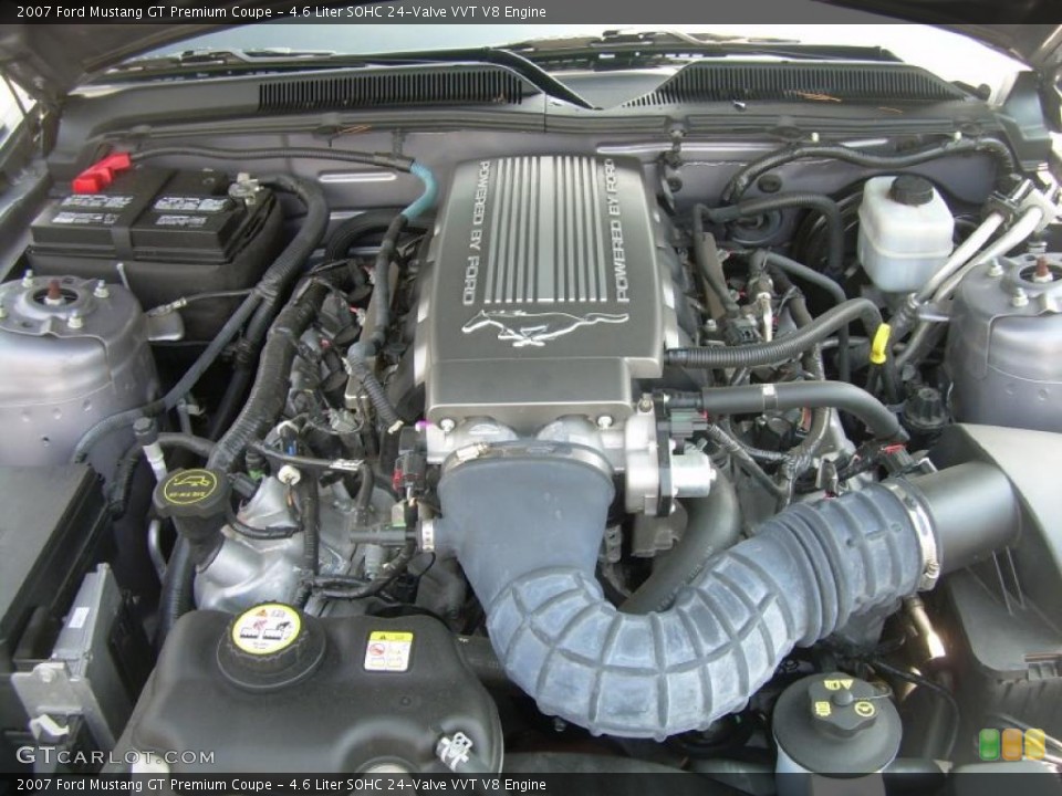 4.6 Liter SOHC 24-Valve VVT V8 Engine for the 2007 Ford Mustang #49663147