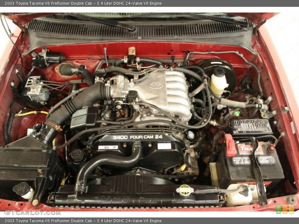 3.4 Liter DOHC 24-Valve V6 Engine for the 2003 Toyota Tacoma #49675047