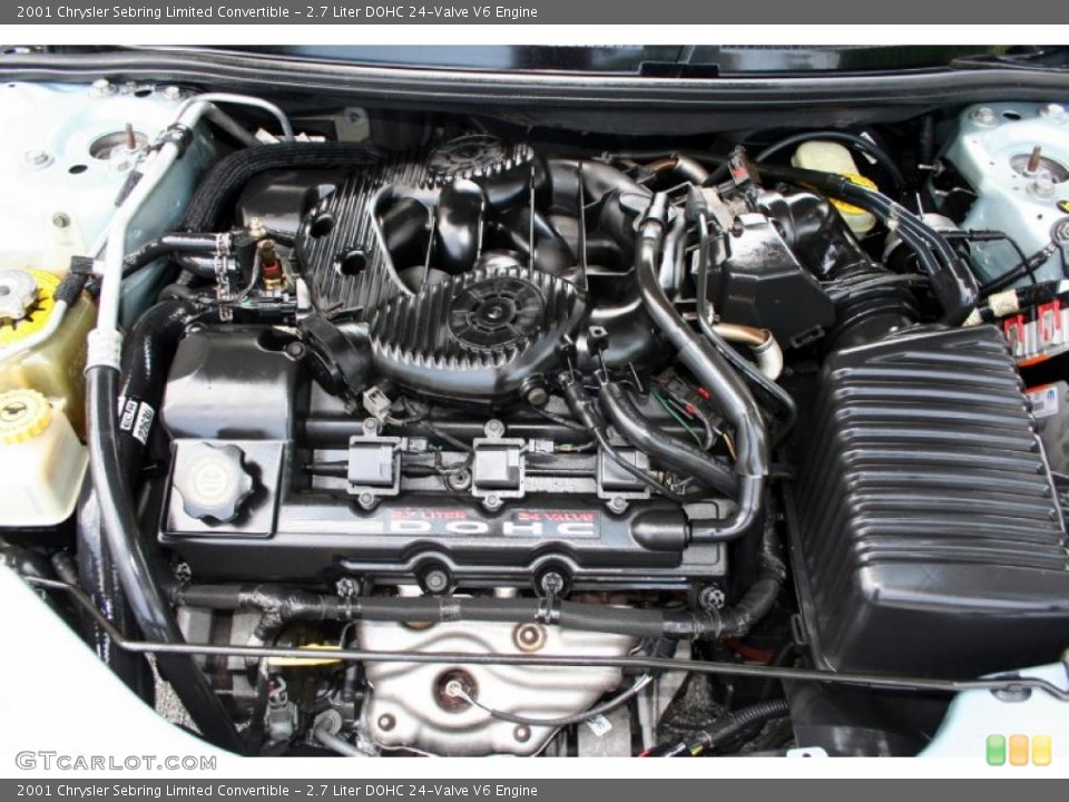 2.7 Liter DOHC 24-Valve V6 Engine for the 2001 Chrysler Sebring #49679652