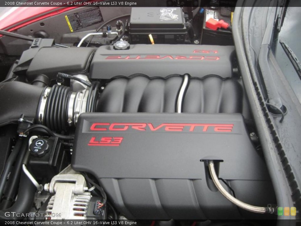 6.2 Liter OHV 16-Valve LS3 V8 Engine for the 2008 Chevrolet Corvette #49681314