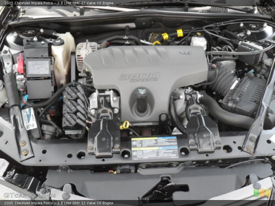 3.8 Liter OHV 12 Valve V6 Engine for the 2005 Chevrolet Impala #49684005