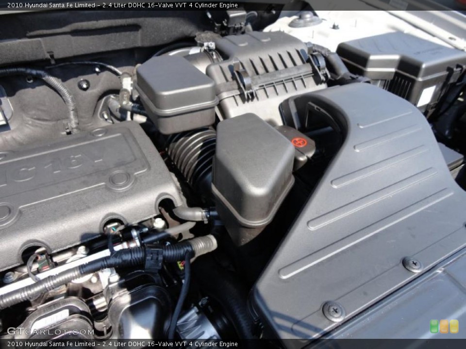 2.4 Liter DOHC 16-Valve VVT 4 Cylinder Engine for the 2010 Hyundai Santa Fe #49706983