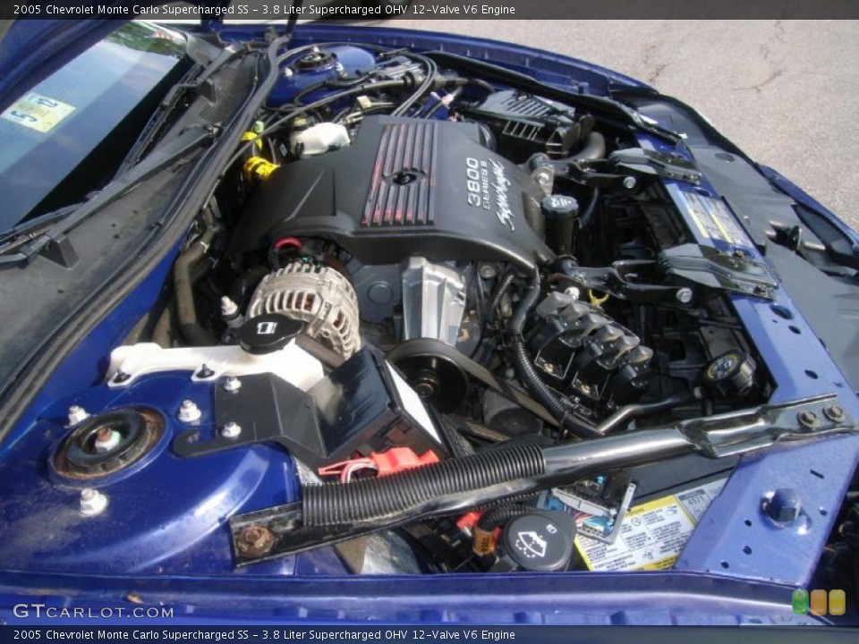 3.8 Liter Supercharged OHV 12-Valve V6 Engine for the 2005 Chevrolet Monte Carlo #49718074