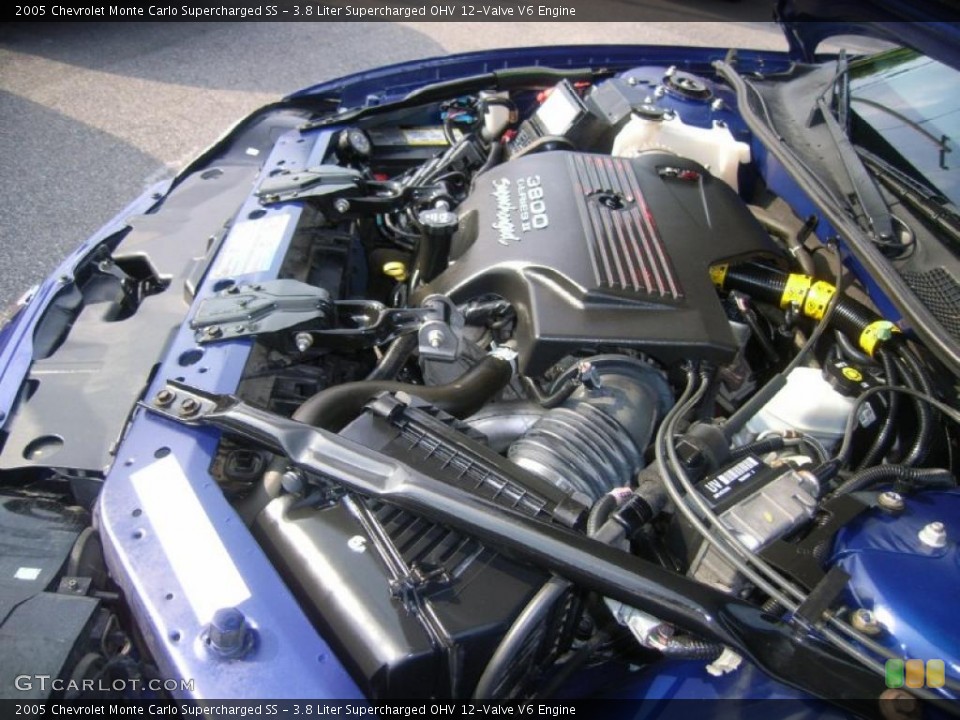 3.8 Liter Supercharged OHV 12-Valve V6 Engine for the 2005 Chevrolet Monte Carlo #49718104