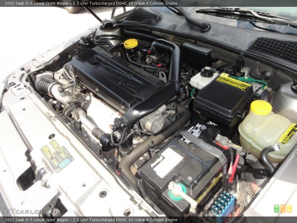 2.3 Liter Turbocharged DOHC 16-Valve 4 Cylinder Engine for the 2002 Saab 9-5 #49720741