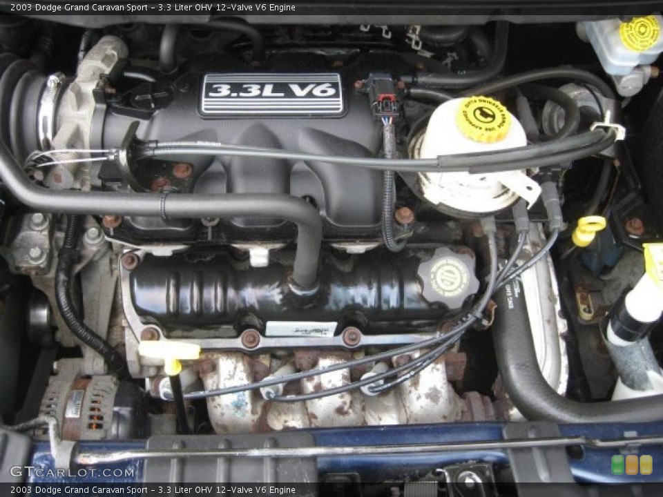 3.3 Liter OHV 12-Valve V6 Engine for the 2003 Dodge Grand Caravan #49729945