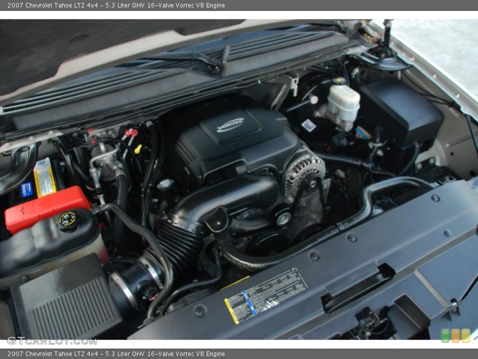 5.3 Liter OHV 16-Valve Vortec V8 Engine for the 2007 Chevrolet Tahoe #49753027