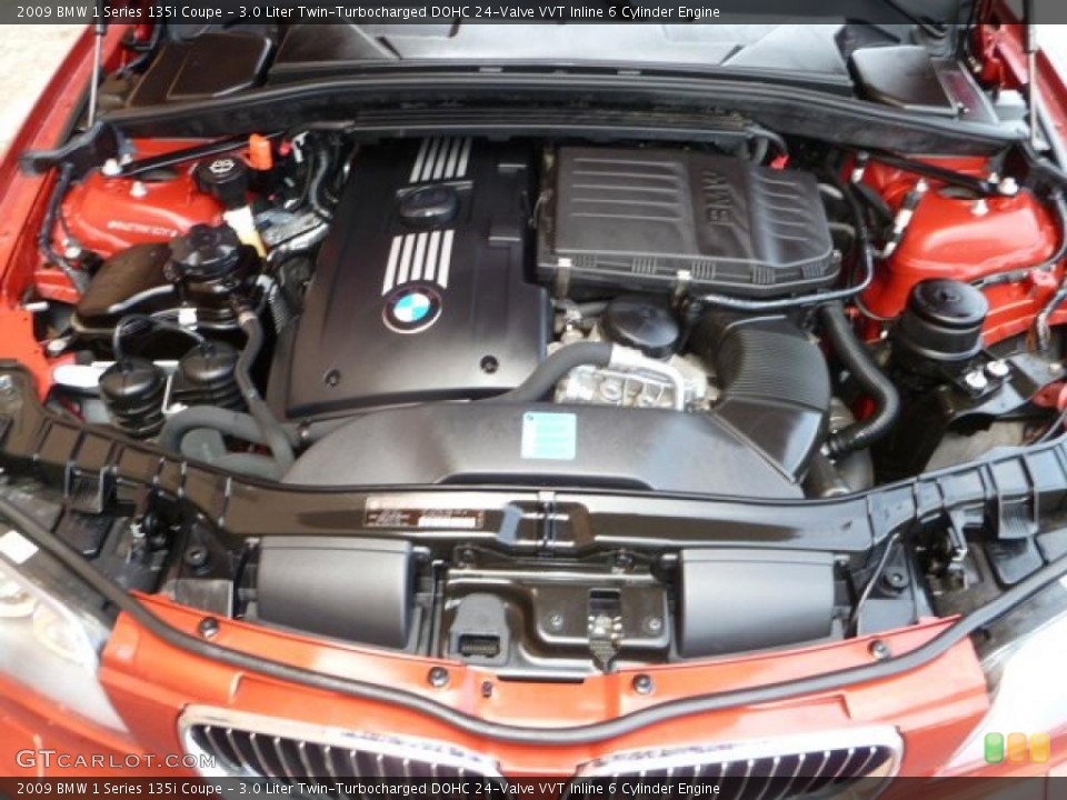 3.0 Liter Twin-Turbocharged DOHC 24-Valve VVT Inline 6 Cylinder Engine for the 2009 BMW 1 Series #49753993