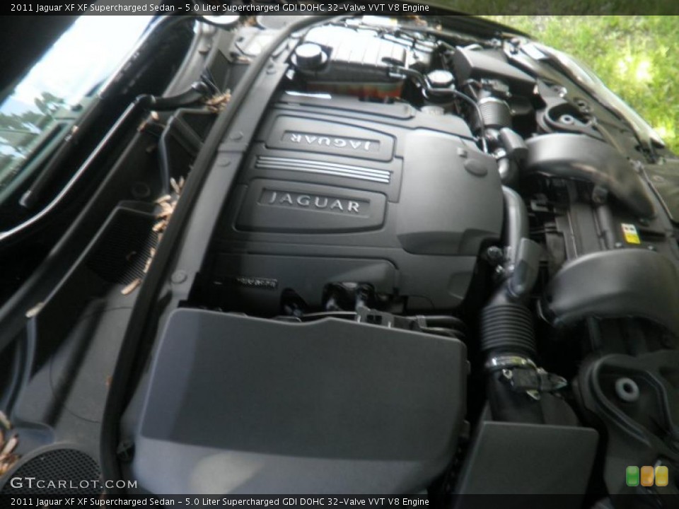 5.0 Liter Supercharged GDI DOHC 32-Valve VVT V8 Engine for the 2011 Jaguar XF #49755802