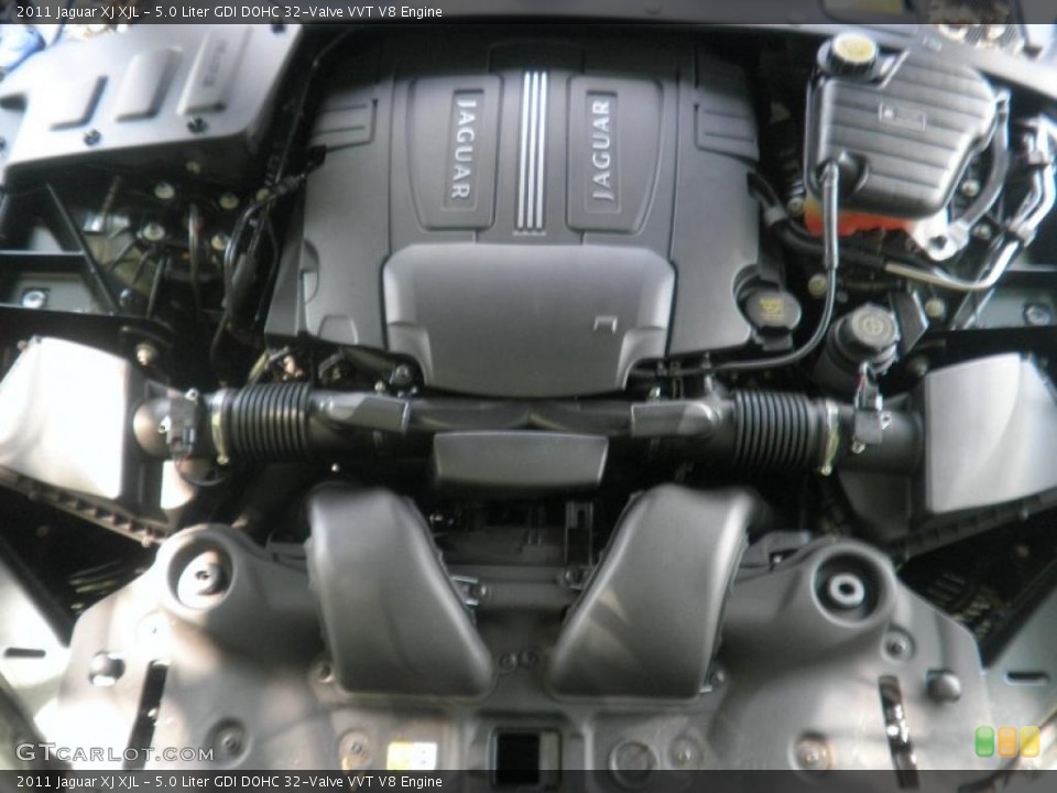 5.0 Liter GDI DOHC 32-Valve VVT V8 Engine for the 2011 Jaguar XJ #49756561