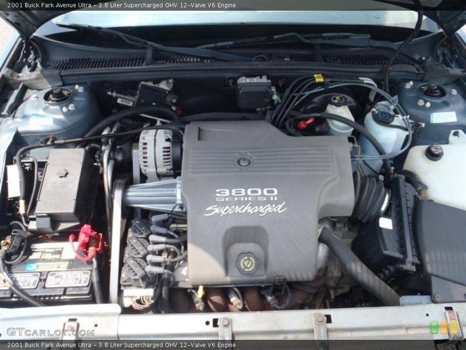 3.8 Liter Supercharged OHV 12-Valve V6 Engine for the 2001 Buick Park Avenue #49761082