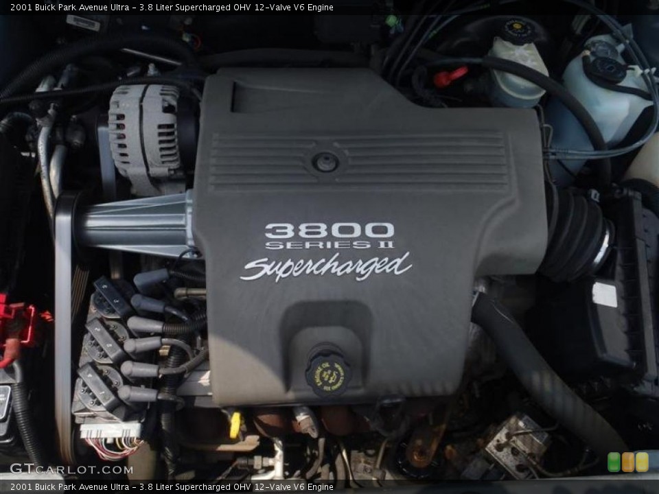 3.8 Liter Supercharged OHV 12-Valve V6 Engine for the 2001 Buick Park Avenue #49761166