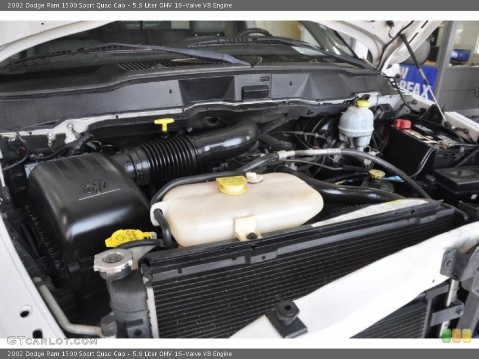 5.9 Liter OHV 16-Valve V8 Engine for the 2002 Dodge Ram 1500 #49763050