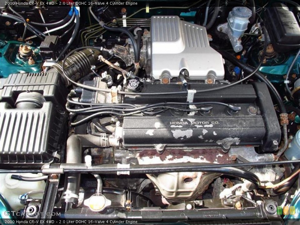 2.0 Liter DOHC 16-Valve 4 Cylinder Engine for the 2000 Honda CR-V #49763797