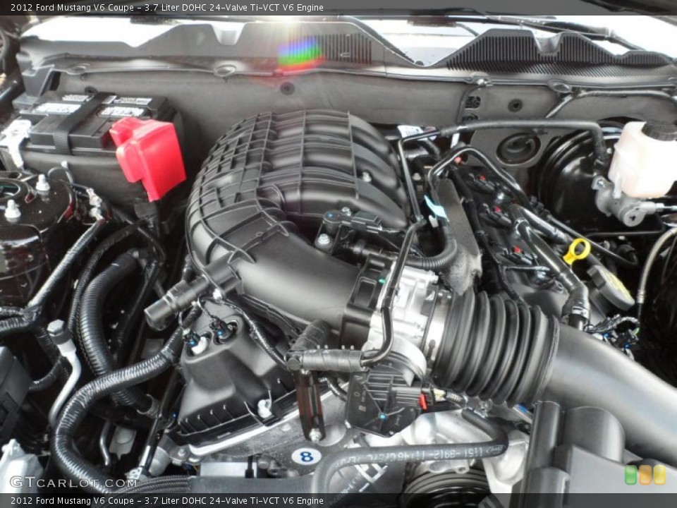 3.7 Liter DOHC 24-Valve Ti-VCT V6 Engine for the 2012 Ford Mustang #49769671