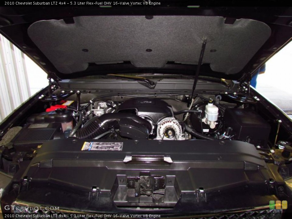 5.3 Liter Flex-Fuel OHV 16-Valve Vortec V8 Engine for the 2010 Chevrolet Suburban #49770949