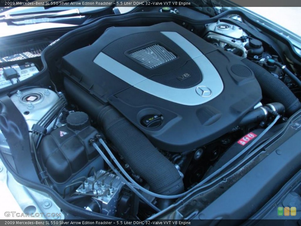 5.5 Liter DOHC 32-Valve VVT V8 Engine for the 2009 Mercedes-Benz SL #49772878