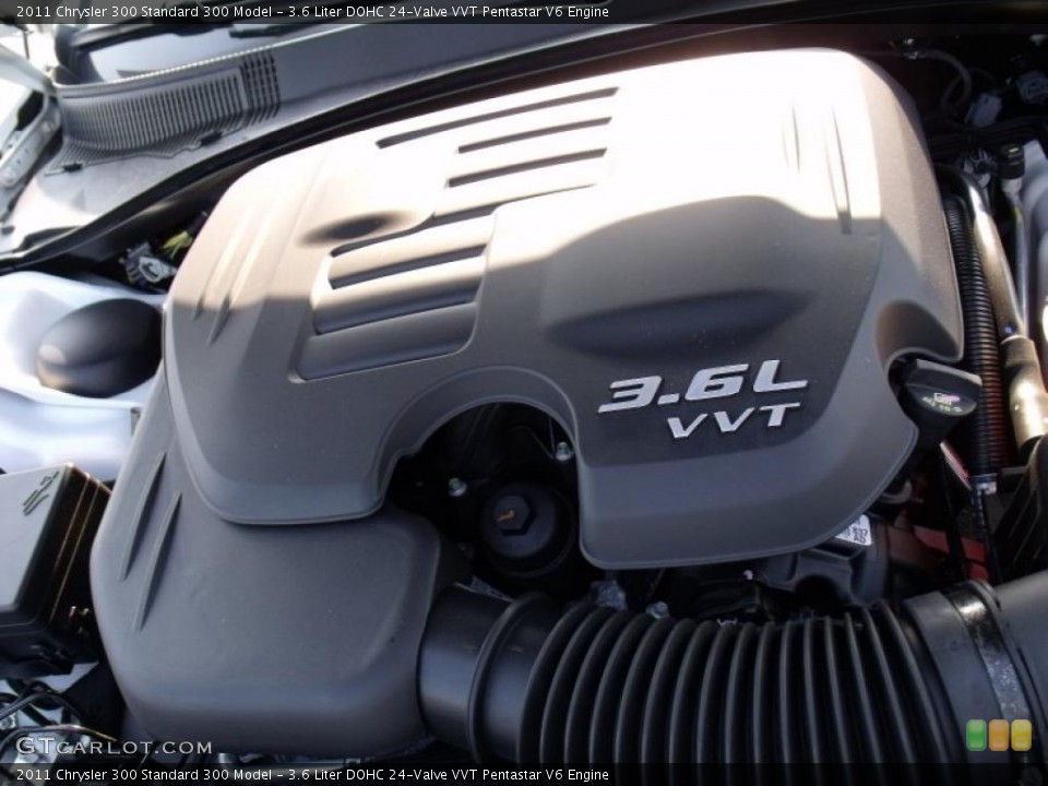 3.6 Liter DOHC 24-Valve VVT Pentastar V6 2011 Chrysler 300 Engine