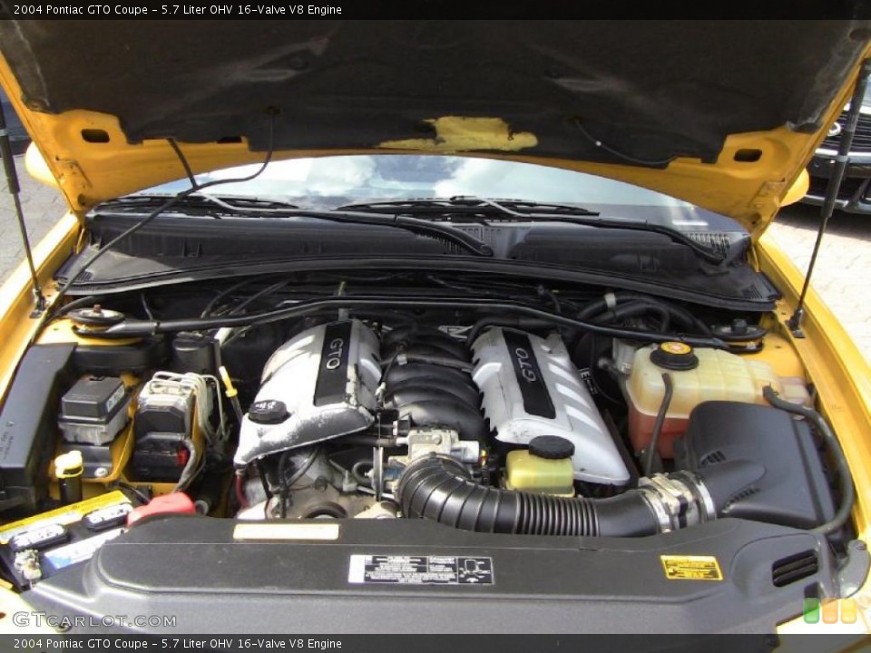 5.7 Liter OHV 16-Valve V8 Engine for the 2004 Pontiac GTO #49777276