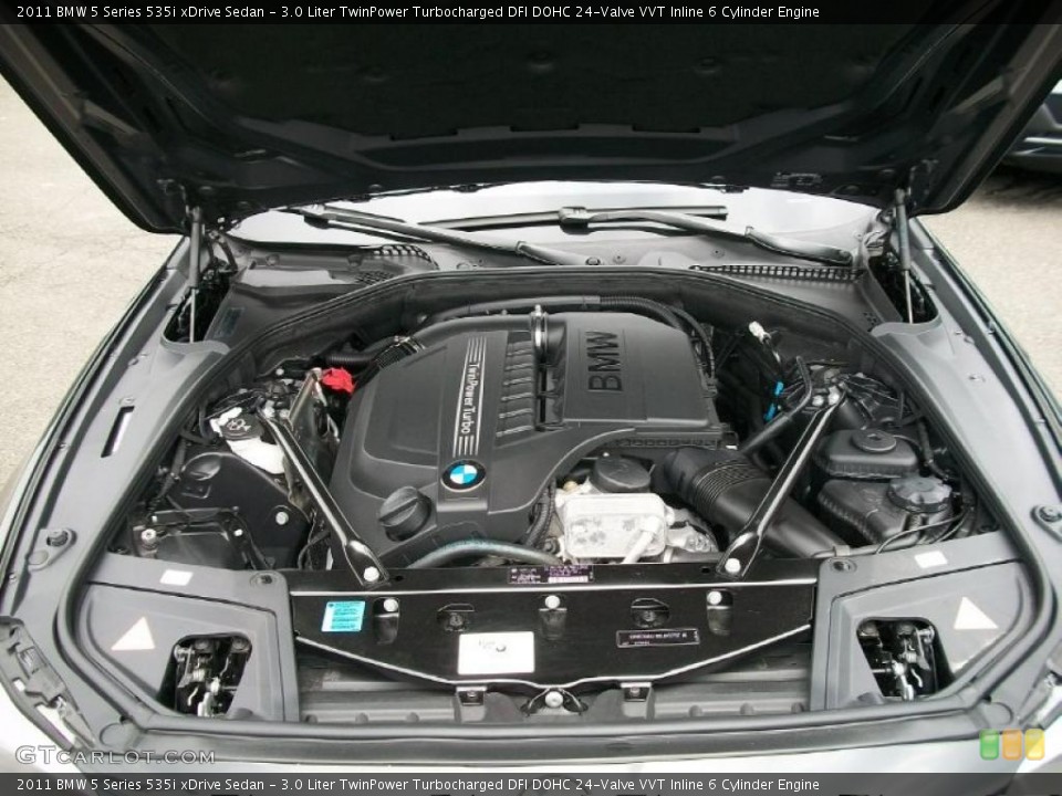 3.0 Liter TwinPower Turbocharged DFI DOHC 24-Valve VVT Inline 6 Cylinder Engine for the 2011 BMW 5 Series #49780112