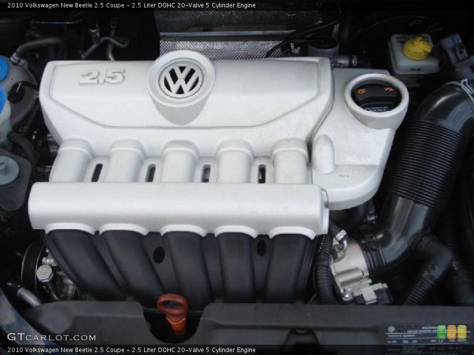 2.5 Liter DOHC 20-Valve 5 Cylinder Engine for the 2010 Volkswagen New Beetle #49783967