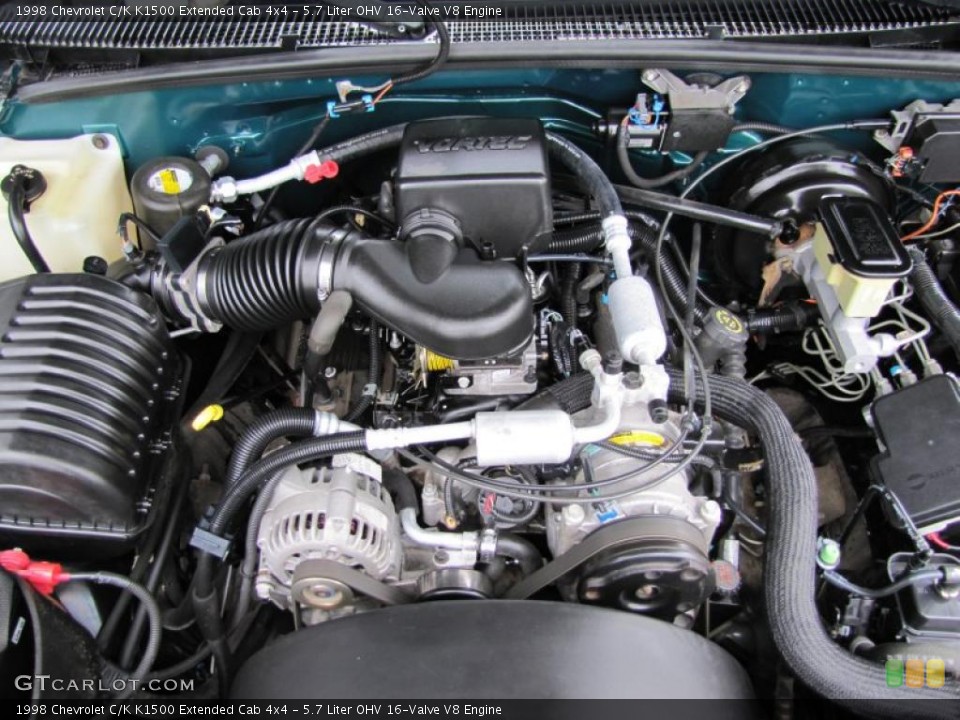 5.7 Liter OHV 16-Valve V8 Engine for the 1998 Chevrolet C/K #49784972