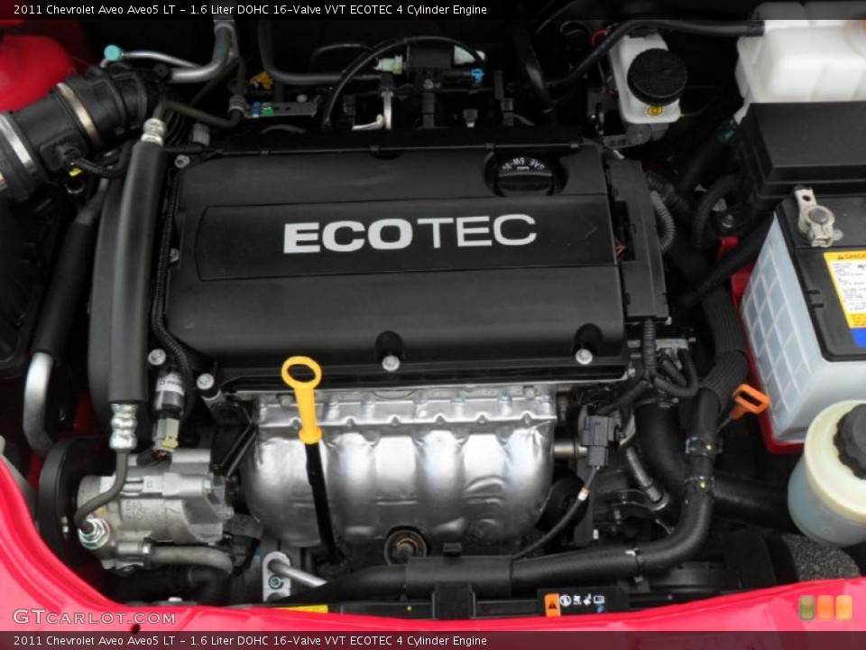 1.6 Liter DOHC 16-Valve VVT ECOTEC 4 Cylinder Engine for the 2011 Chevrolet Aveo #49806174