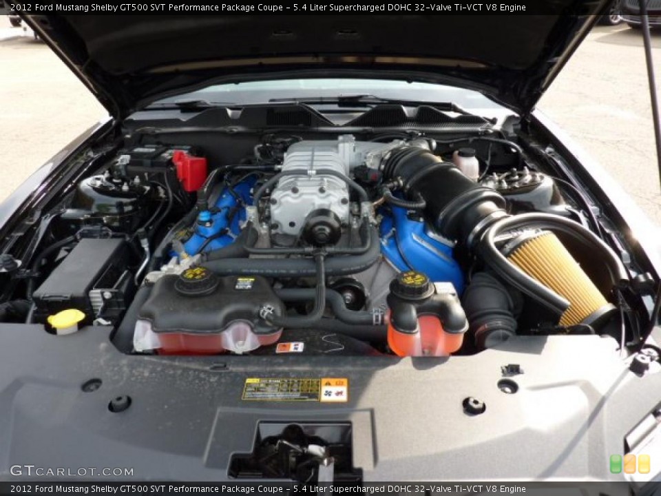 5.4 Liter Supercharged DOHC 32-Valve Ti-VCT V8 Engine for the 2012 Ford Mustang #49818087
