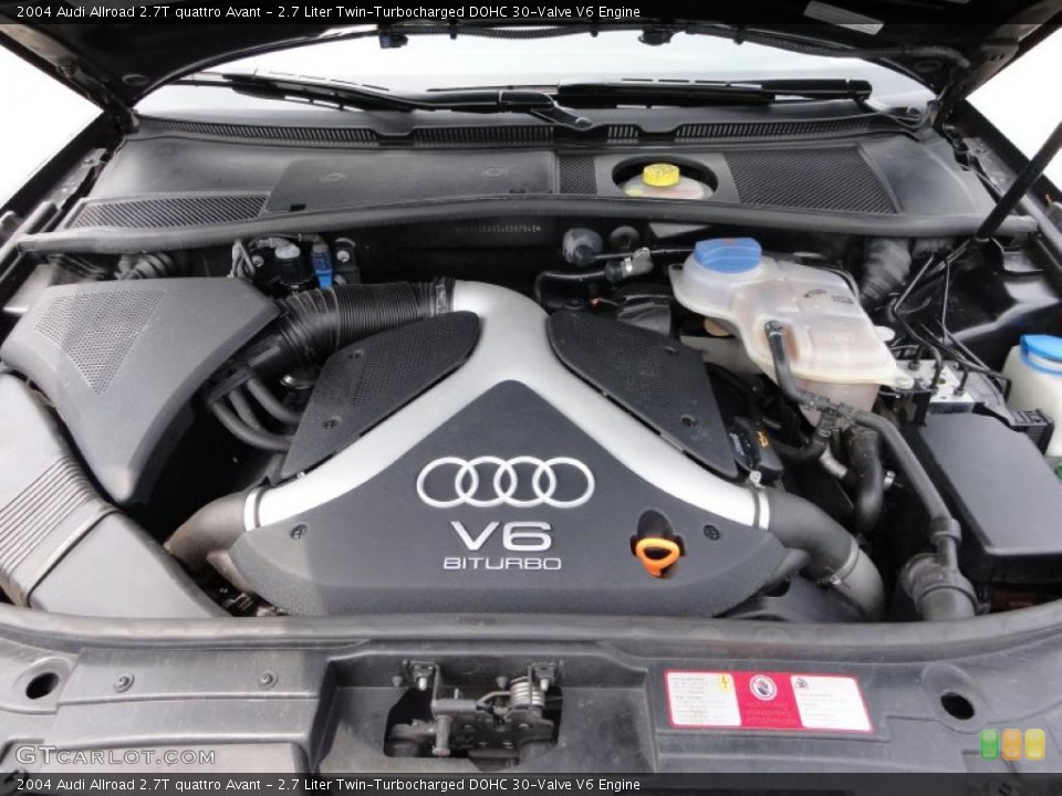 2.7 Liter Twin-Turbocharged DOHC 30-Valve V6 Engine for the 2004 Audi Allroad #49825257
