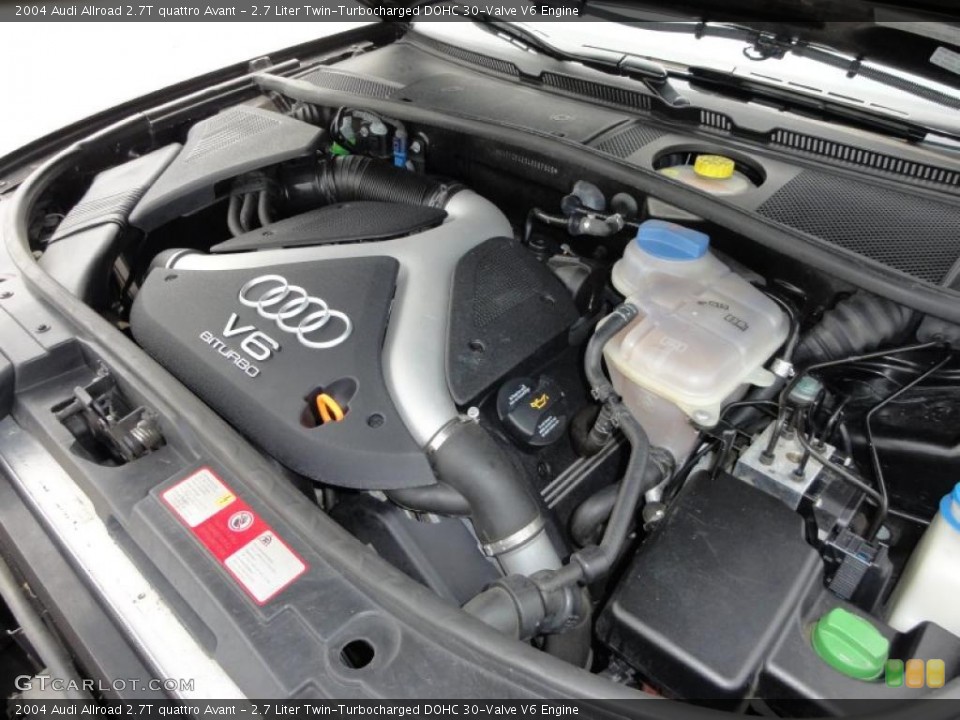 2.7 Liter Twin-Turbocharged DOHC 30-Valve V6 Engine for the 2004 Audi Allroad #49825269