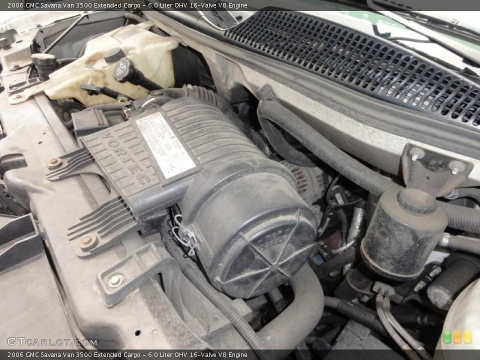 6.0 Liter OHV 16-Valve V8 Engine for the 2006 GMC Savana Van #49829826