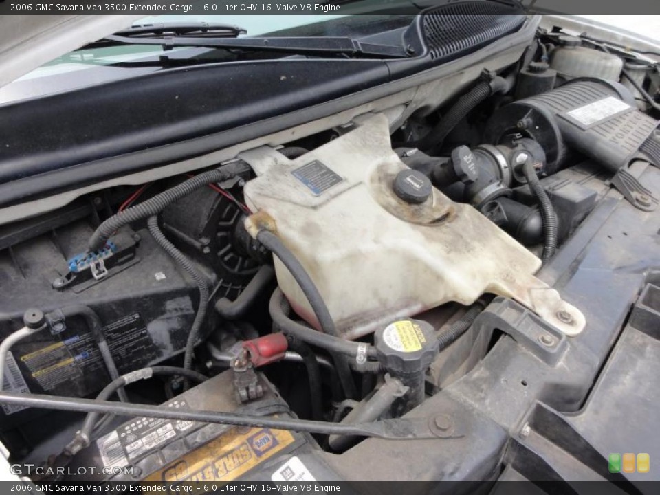 6.0 Liter OHV 16-Valve V8 Engine for the 2006 GMC Savana Van #49829841