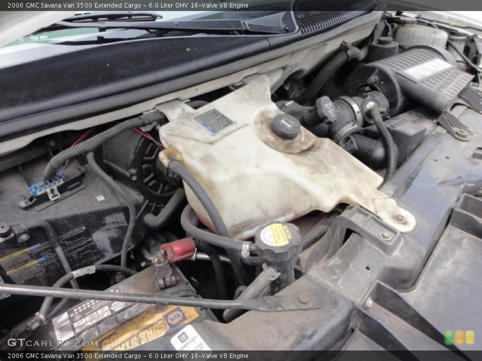 6.0 Liter OHV 16-Valve V8 Engine for the 2006 GMC Savana Van #49829862