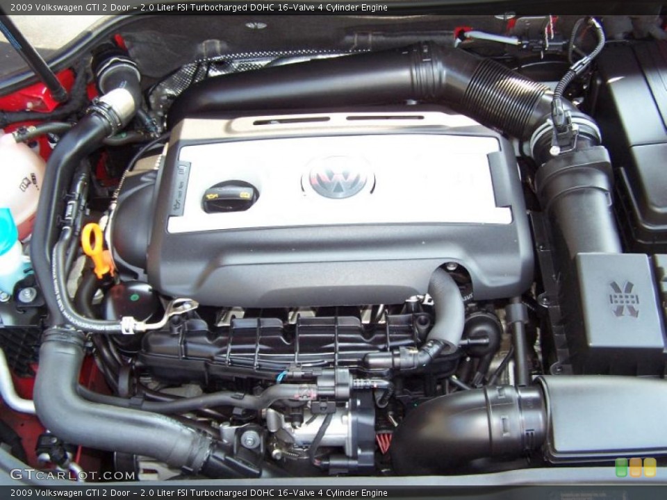 2.0 Liter FSI Turbocharged DOHC 16-Valve 4 Cylinder Engine for the 2009 Volkswagen GTI #49833807