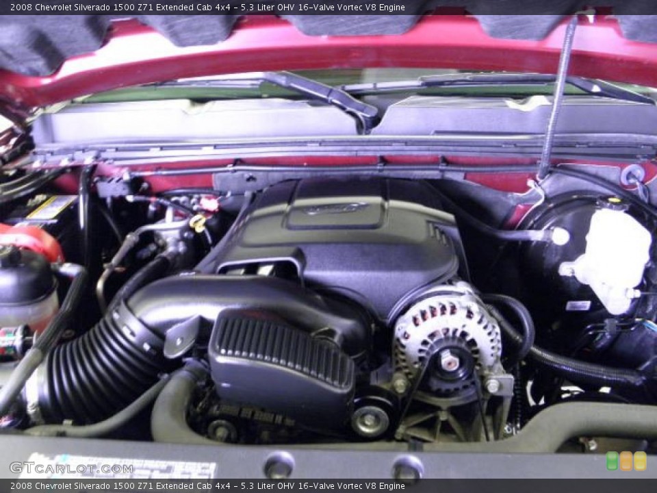 5.3 Liter OHV 16-Valve Vortec V8 Engine for the 2008 Chevrolet Silverado 1500 #49835493