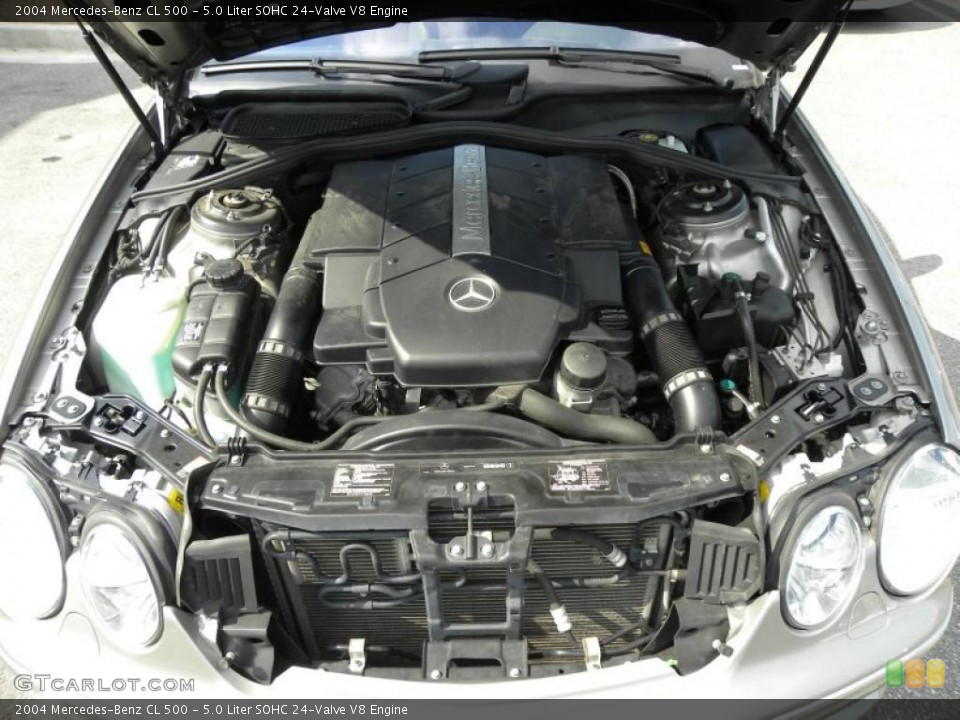 5.0 Liter SOHC 24-Valve V8 Engine for the 2004 Mercedes-Benz CL #49843675