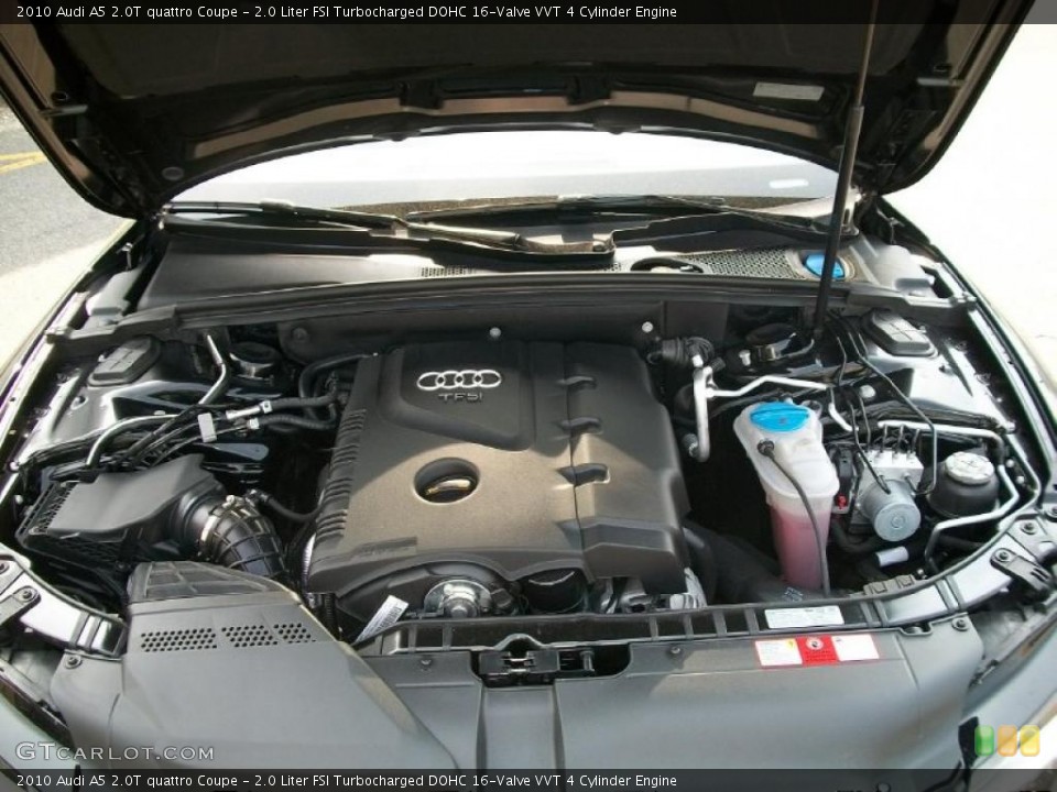 2.0 Liter FSI Turbocharged DOHC 16-Valve VVT 4 Cylinder Engine for the 2010 Audi A5 #49844626