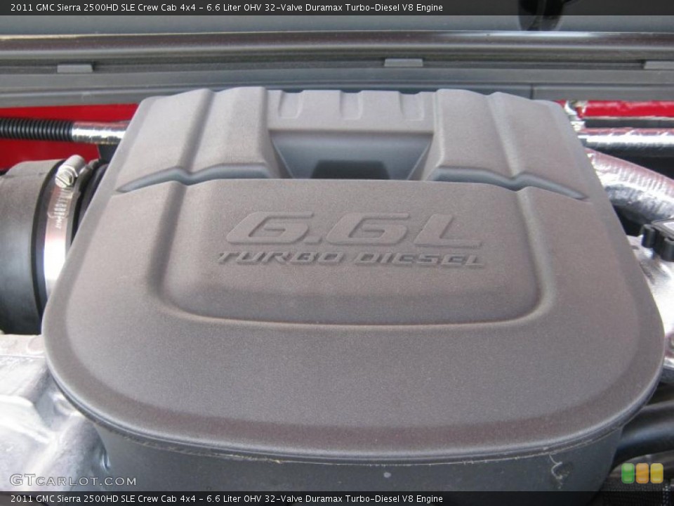 6.6 Liter OHV 32-Valve Duramax Turbo-Diesel V8 Engine for the 2011 GMC Sierra 2500HD #49846030