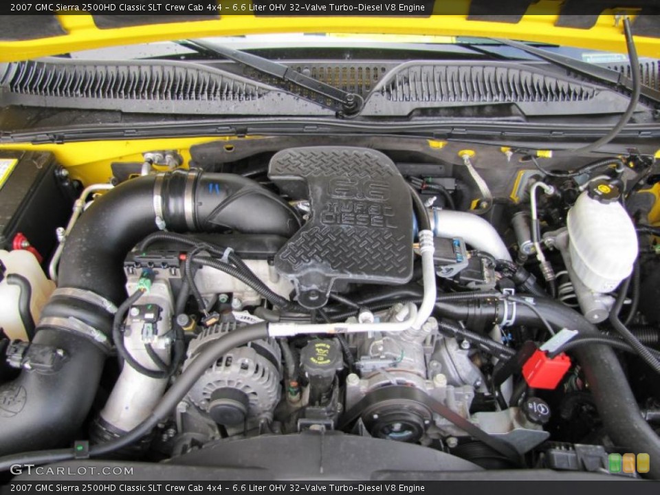 6.6 Liter OHV 32-Valve Turbo-Diesel V8 Engine for the 2007 GMC Sierra 2500HD #49846810