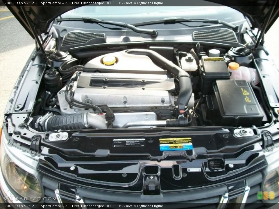 2.3 Liter Turbocharged DOHC 16-Valve 4 Cylinder Engine for the 2008 Saab 9-5 #49846930