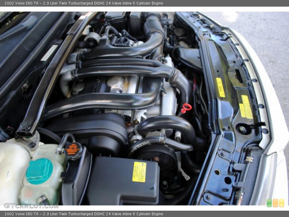 2.9 Liter Twin Turbocharged DOHC 24 Valve Inline 6 Cylinder Engine for the 2002 Volvo S80 #49872014