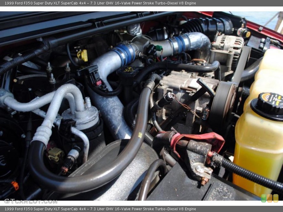 7.3 Liter OHV 16-Valve Power Stroke Turbo-Diesel V8 Engine for the 1999 Ford F350 Super Duty #49876781