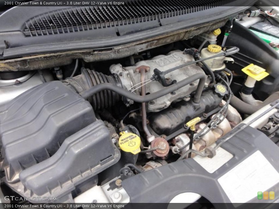3.8 Liter OHV 12-Valve V6 Engine for the 2001 Chrysler Town & Country #49884521