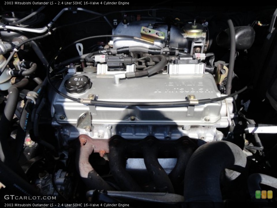 2.4 Liter SOHC 16-Valve 4 Cylinder Engine for the 2003 Mitsubishi Outlander #49905864