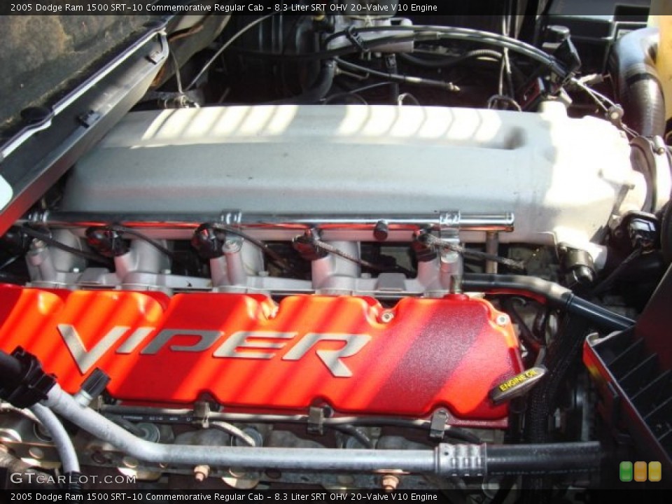 8.3 Liter SRT OHV 20-Valve V10 Engine for the 2005 Dodge Ram 1500 #49908522