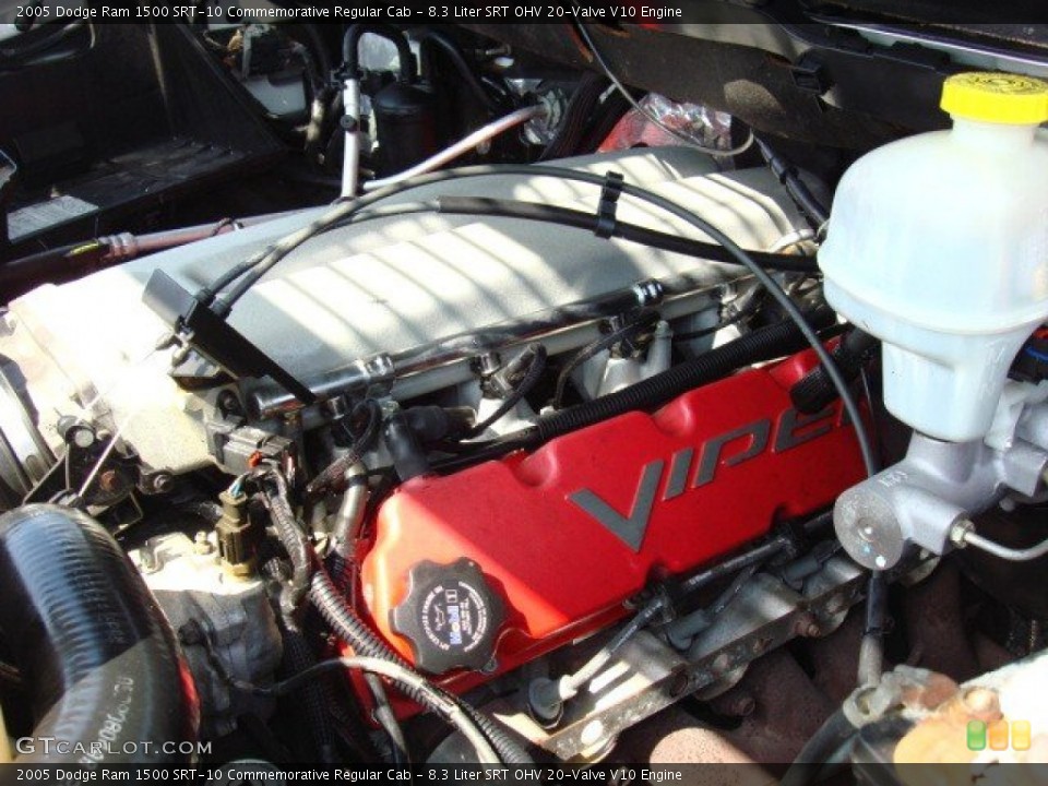 8.3 Liter SRT OHV 20-Valve V10 Engine for the 2005 Dodge Ram 1500 #49908549