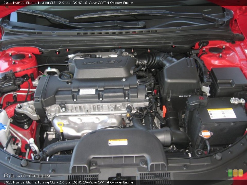 2.0 Liter DOHC 16-Valve CVVT 4 Cylinder Engine for the 2011 Hyundai Elantra #49908903