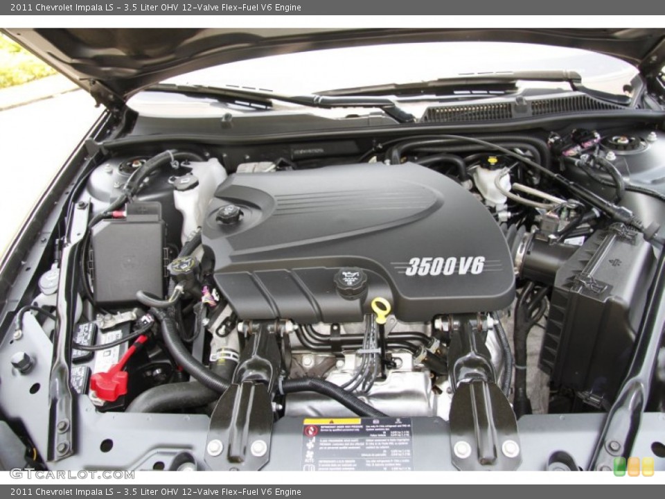3.5 Liter OHV 12-Valve Flex-Fuel V6 Engine for the 2011 Chevrolet Impala #49910376