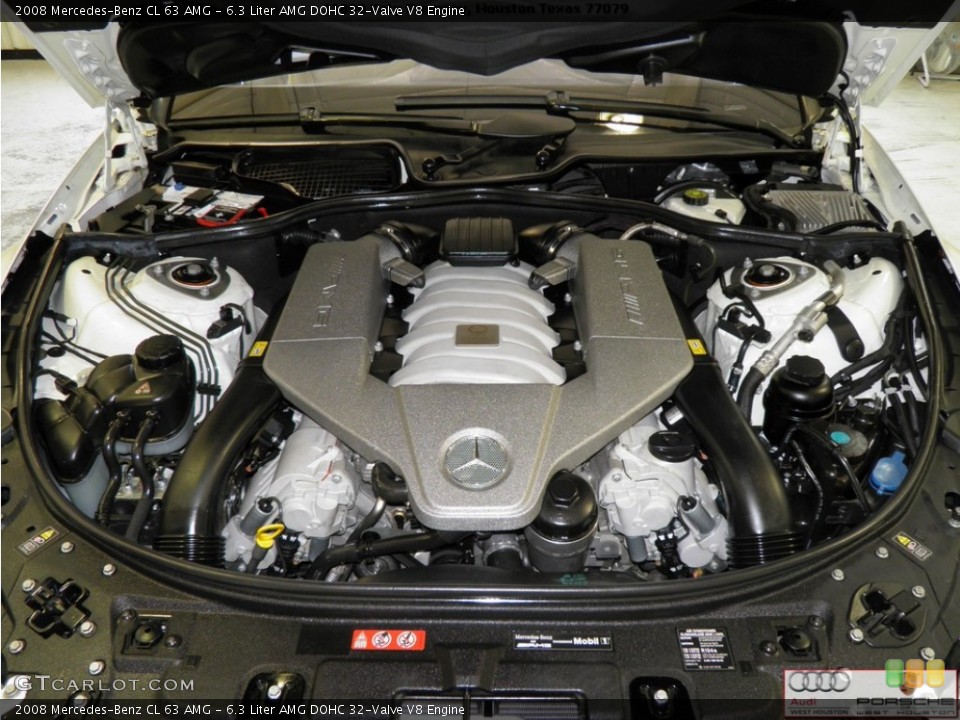 6.3 Liter AMG DOHC 32-Valve V8 Engine for the 2008 Mercedes-Benz CL #49914255