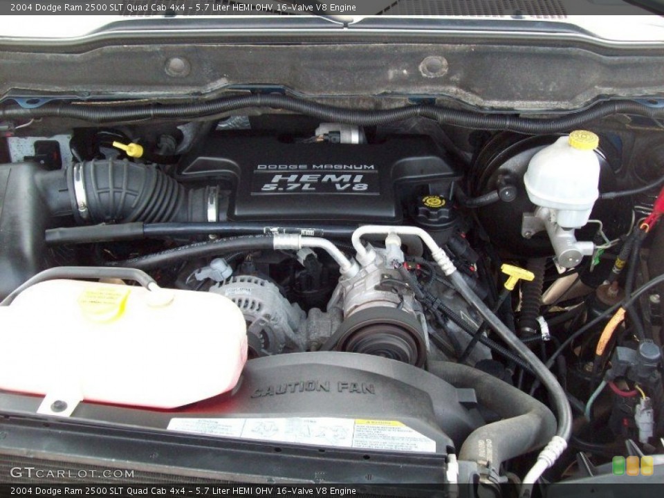 5.7 Liter HEMI OHV 16-Valve V8 Engine for the 2004 Dodge Ram 2500 #49915770